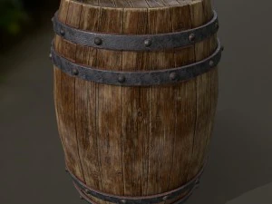 woodbarrel 3D Model