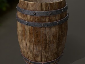 woodbarrel 3D Model