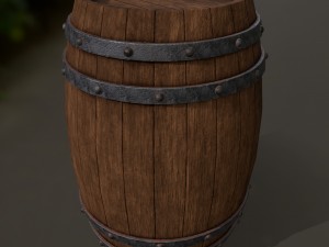 woodbarrel 3D 모델