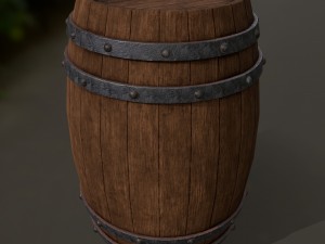 woodbarrel 3D 모델