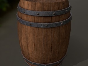 woodbarrel 3D 모델