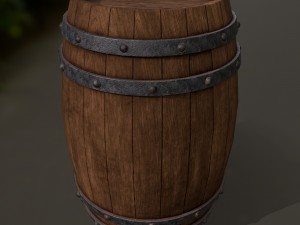 woodbarrel 3D 모델