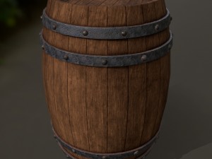 woodbarrel 3D 모델