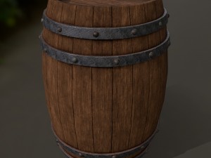 woodbarrel 3D 모델