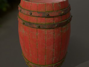 woodbarrel 3D 模型