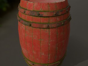 woodbarrel 3D 模型