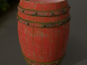 woodbarrel 3D 模型