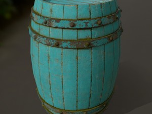 woodbarrel 3D-Modell