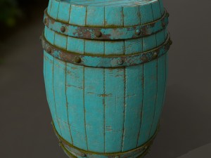 woodbarrel 3D-Modell