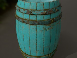 woodbarrel 3D-Modell