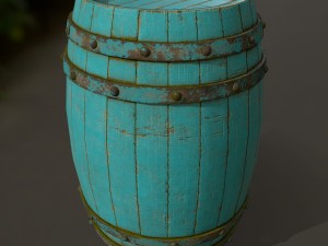 woodbarrel 3D-Modell