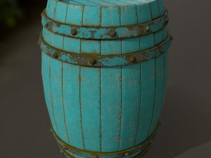 woodbarrel 3D-Modell