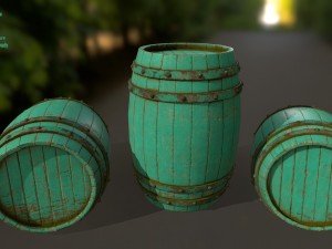 woodbarrel 3D Model