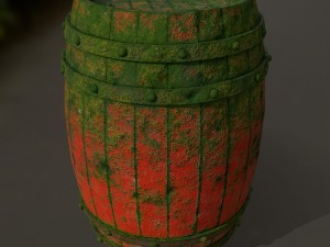 woodbarrel 3D 모델