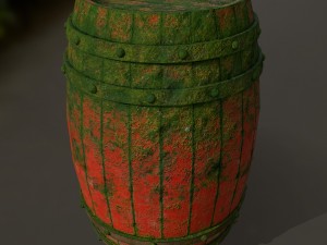 woodbarrel 3D 모델