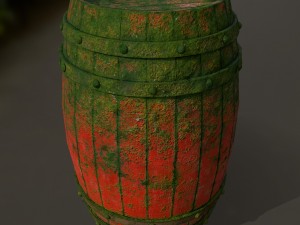 woodbarrel 3D 모델