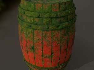 woodbarrel 3D 모델