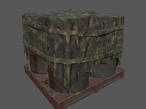 military material Model 3D