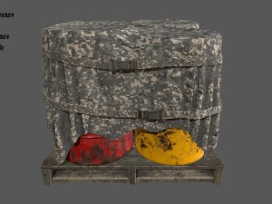 military material 3D मॉडल