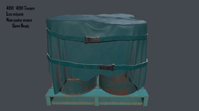 military material 3D Model .c4d .max .obj .3ds .fbx .stl .blend 