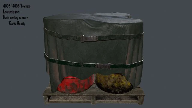 military material 3D Model .c4d .max .obj .3ds .fbx .stl .blend 