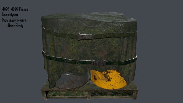 military material 3D 모델 .c4d .max .obj .3ds .fbx .stl .blend 