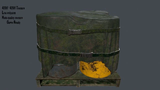 materi militer Model 3D .c4d .max .obj .3ds .fbx .stl .blend 