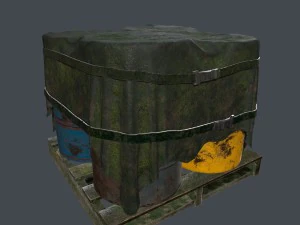 materi militer Model 3D