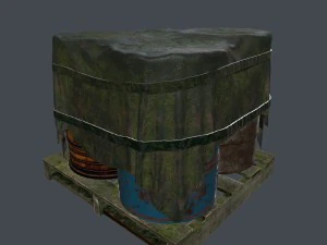 materi militer Model 3D