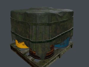 materi militer Model 3D