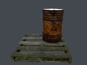 materi militer Model 3D