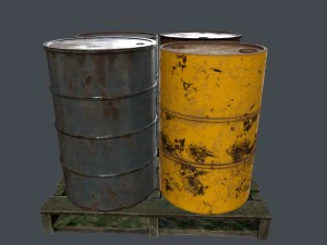 materi militer Model 3D