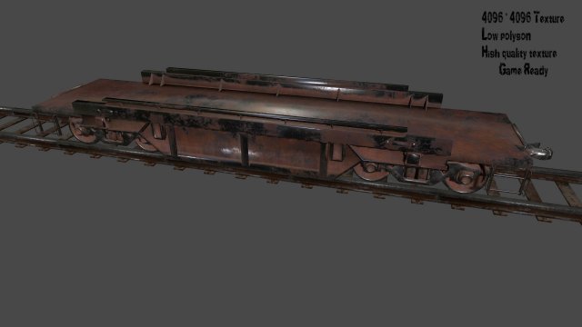train Model 3D .c4d .max .obj .3ds .fbx .stl .blend 