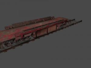 train 3Dモデル