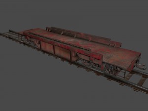 train 3Dモデル