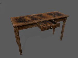 Konsolentisch 3D Modell