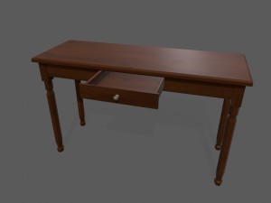 consoletable Modello 3D