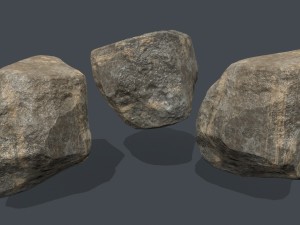 desert rocks 3D Model