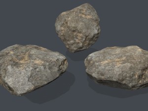 desert rocks 3D Model