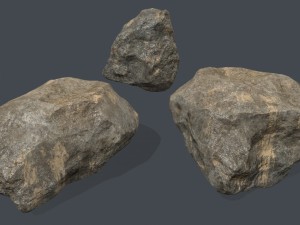 desert rocks 3D Model