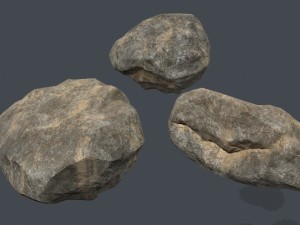 desert rocks 3D Model