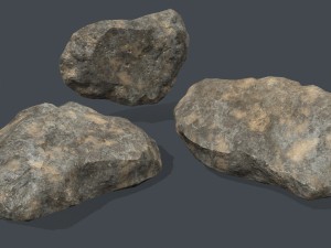 desert rocks 3D Model