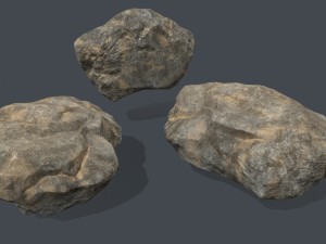 desert rocks 3D Model