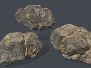 desert rocks 3D Model