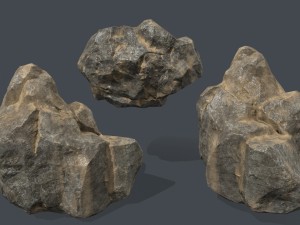 desert rocks 3D Model