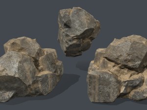desert rocks 3D Model