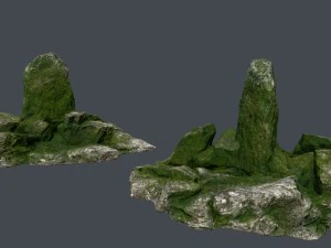 forest rocks 3D Model