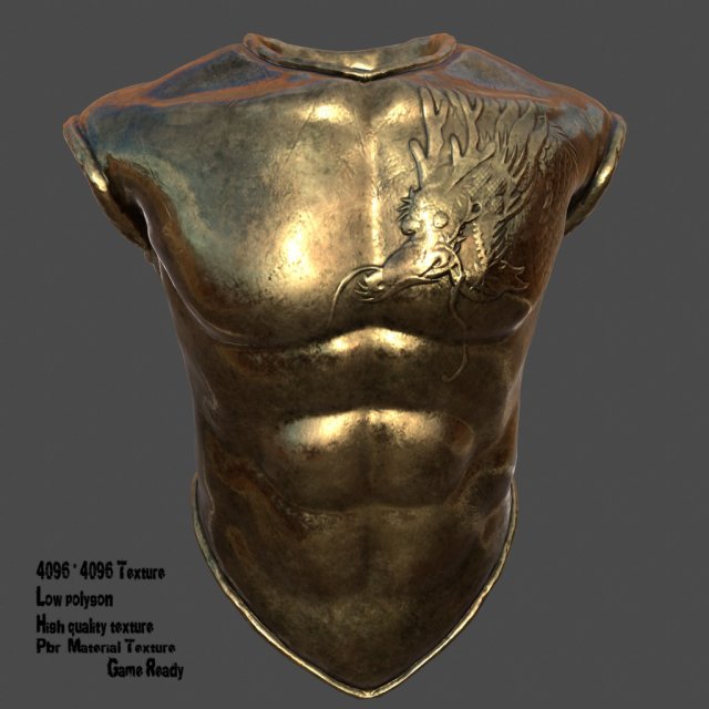 armor 3D Модель .c4d .max .obj .3ds .fbx .stl .blend 
