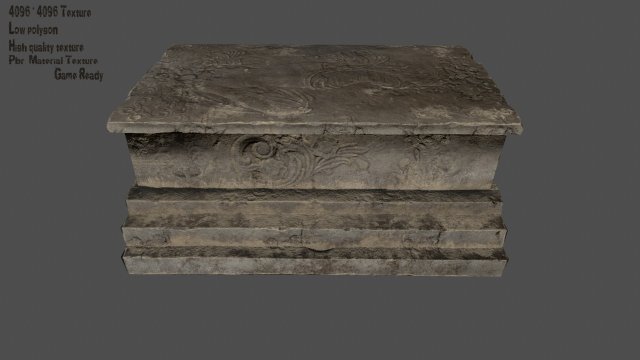 tomb 2 Model 3D .c4d .max .obj .3ds .fbx .stl .blend 