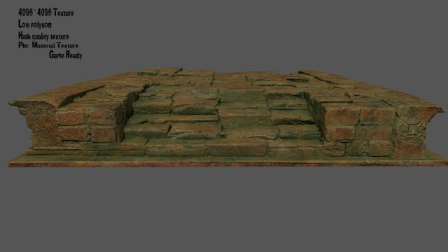 stairs 3D Model .c4d .max .obj .3ds .fbx .stl .blend 